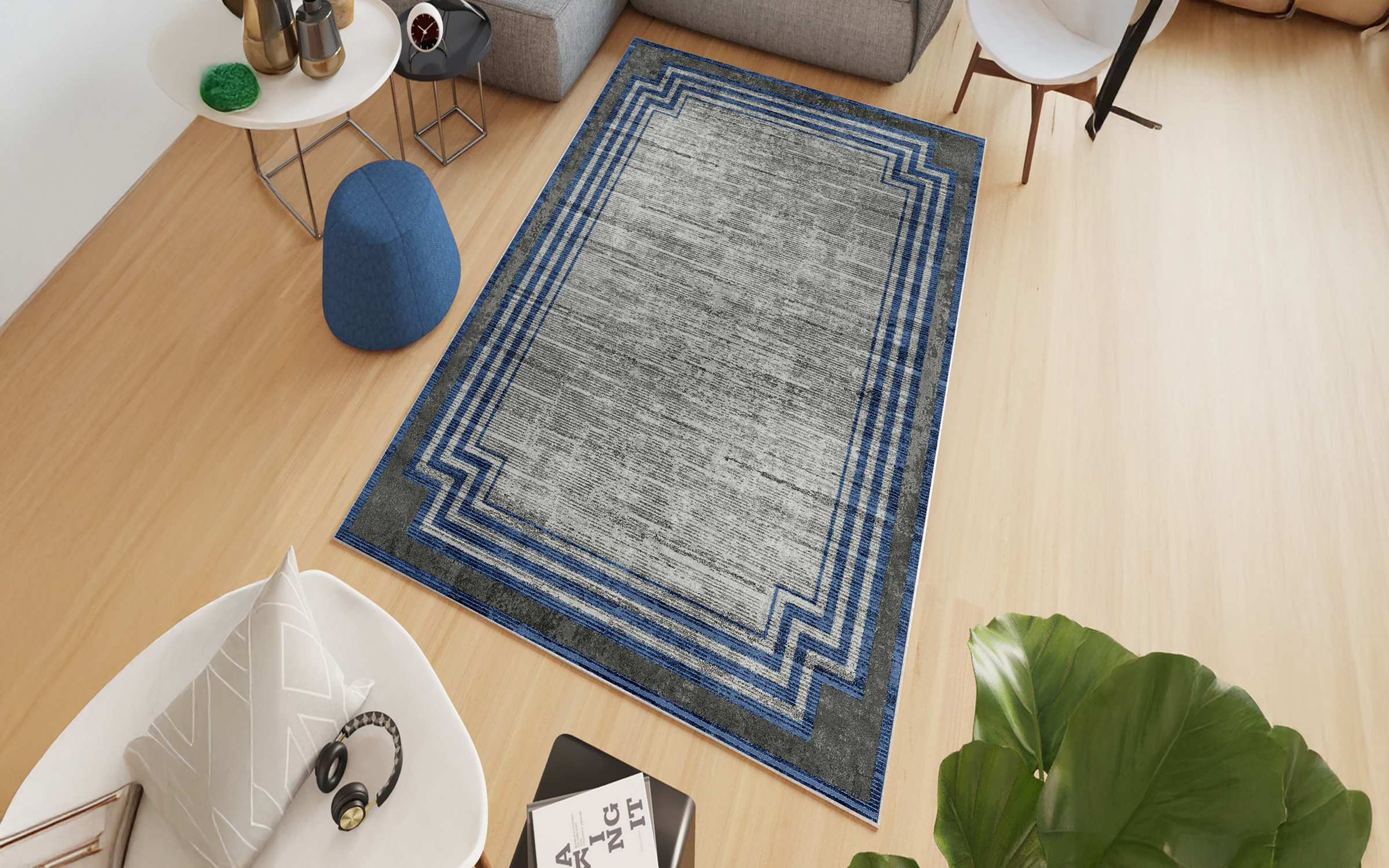 Covor 100/200 cm Cobalt, multicolor  1